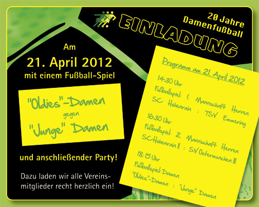 20 Jahre Damenfussball-Mannschaft